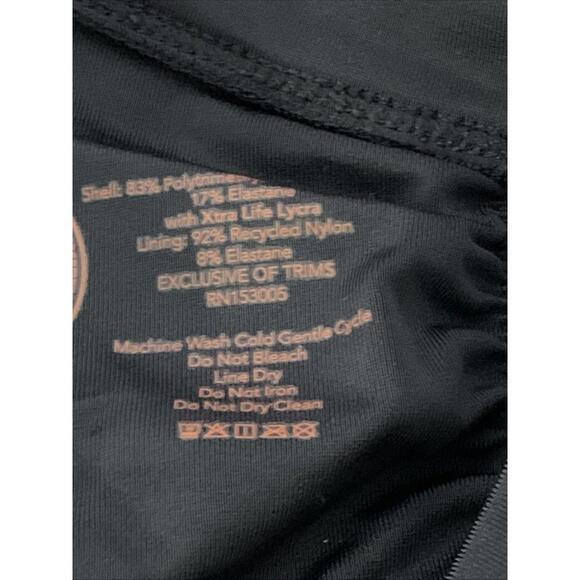 We Are HAH Swimsuit Bodysuit Free People Pull It Thru Bodycon Black Medium New - Picture 9 of 9